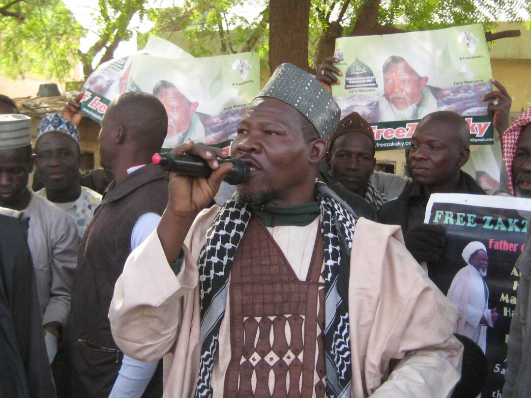 free zakzaky protest in illela for medical care